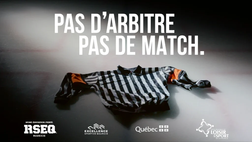 Publicités de sensibilisation - URLSM - Pas d'arbitre, pas de match
